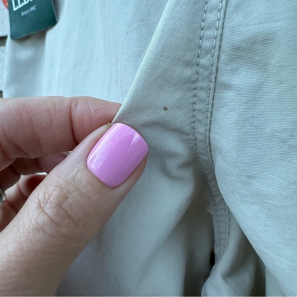 NWT LL Bean Trailhead Bottoms Sunsmart Pants Beige Silver Birch - Picture 16 of 16